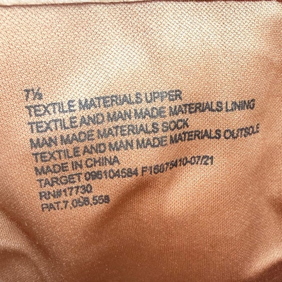 Universal Thread Cognac Faux Suede Ankle Block Heel Boots Women’s Size 7.5 - Picture 9 of 12